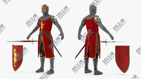 images/goods_img/20210312/3D Crusader Knight King Rigged/2.jpg